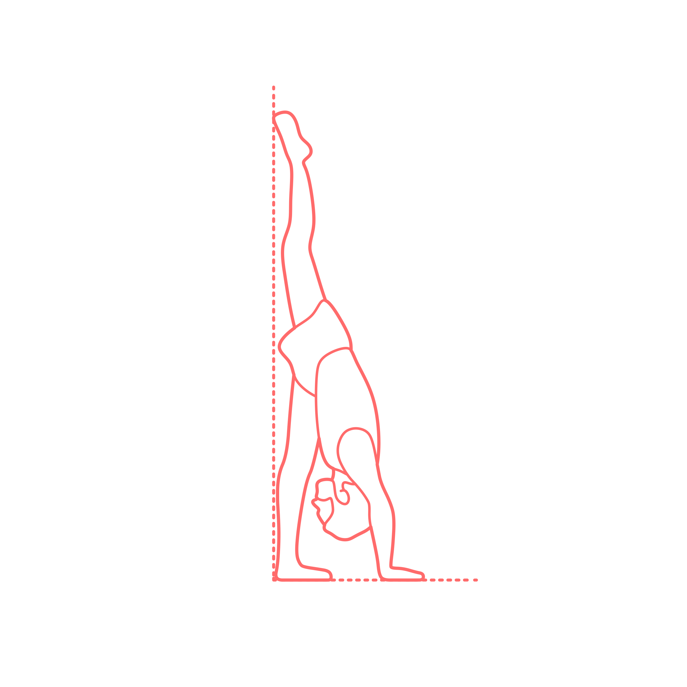 Humans Yoga Poses Standing Wall Split Pose Sketch Style Svg Vector Free Vectors